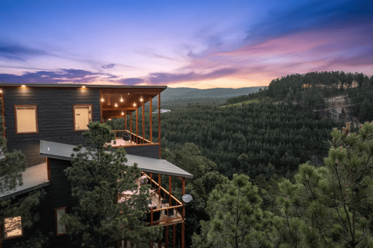 hilltop retreat cabin