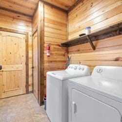 Washer and dryer in the hall