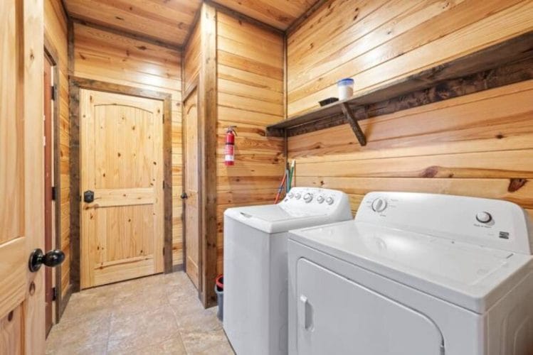 Washer and dryer in the hall