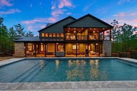 broken bow cabins with pool