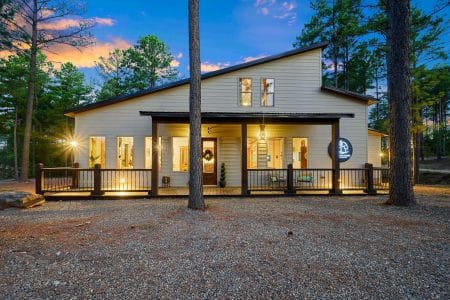 The Gather House cabin in Broken Bow, Oklahoma